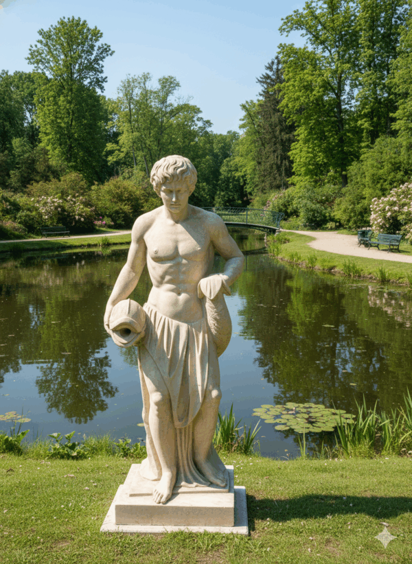Sculpture Fountain Neptune 1,95 m - Image 2