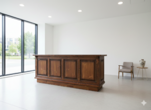 Salescounter Yvonne Marrón 2,40 m