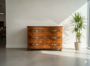 Baroque chest of drawers 1760 Walnut