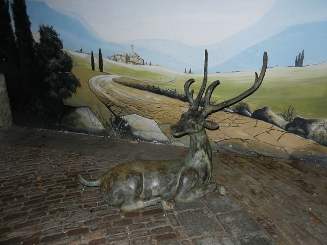 Bronze Deer Sculpture 1,26 m - Image 3