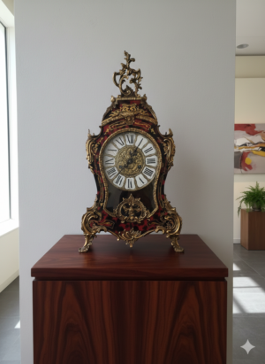 Boulle Desk Clock 1920