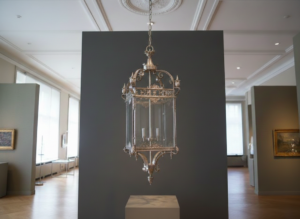 Hanging Lamp Silver 1.20m