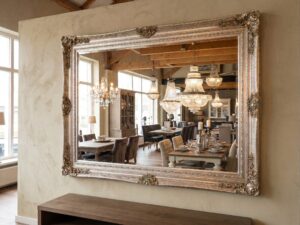 Wall mirror - Silver 2.16 m x 1.57 m