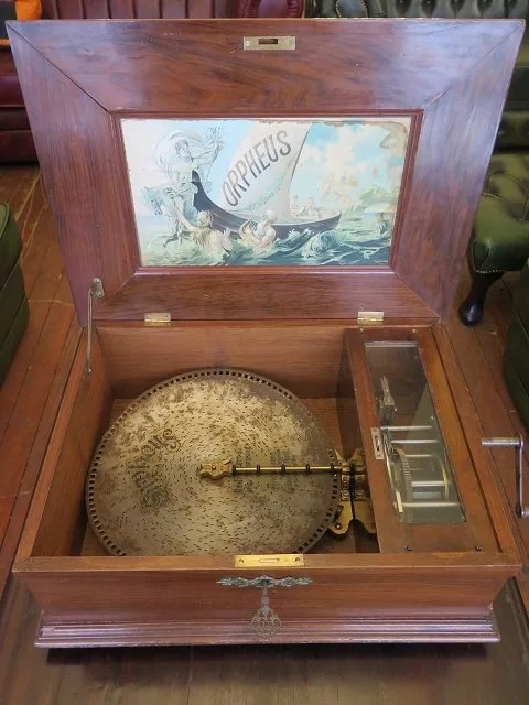 Musical box Orpheus Gründerzeit 1890 - Image 5