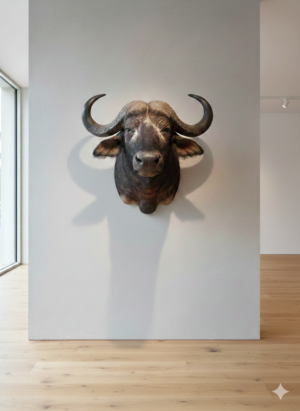 Hunting trophy Kaffir buffalo 0,94 m