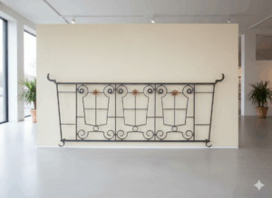 Fence element 2.69 m Jugendstil 1920