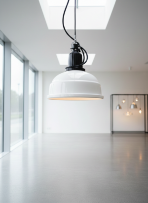 Industrial Lamp White Ø 0.32 m