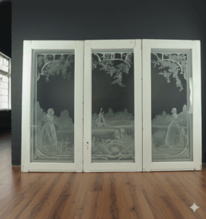 Three Winged Window Jugendstil 1910