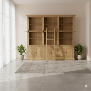 16570 Library Cabinet Teak 2.42 m