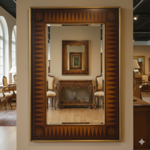 Maitland-Smith Mirror Mahogany 0.68 m