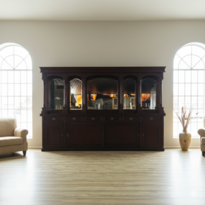 16856aE English Bar Mahagony Cabinet 3,60 m