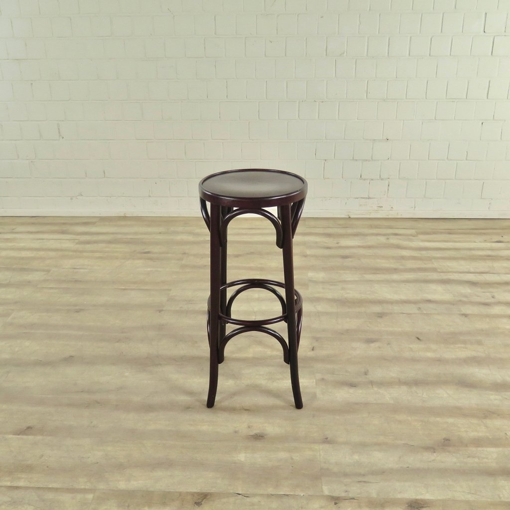 Barstool Hocker Mahogany - Image 3
