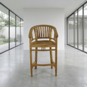 Bar stool armrests Teak