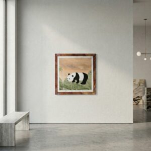 Marble Table Top Panda 1,00 m