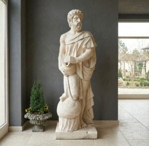 Garden Sculpture Gargoyle Fountain Greek God 2,00 m