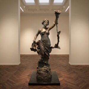 Water Fountain Woman - Bronze 1.82 m