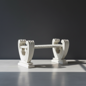 Garden bench made of concrete 1,30 m