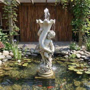 Fountain of an angel with a mussel 1,00 m