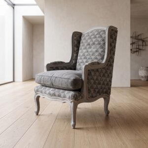 Wing chair grey