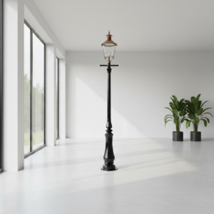 Street garden lamp black 3,50 m