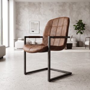 Chair Industrial Design Cognac