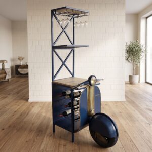 Minibar Wine rack Scooter 1,75 m - Blue
