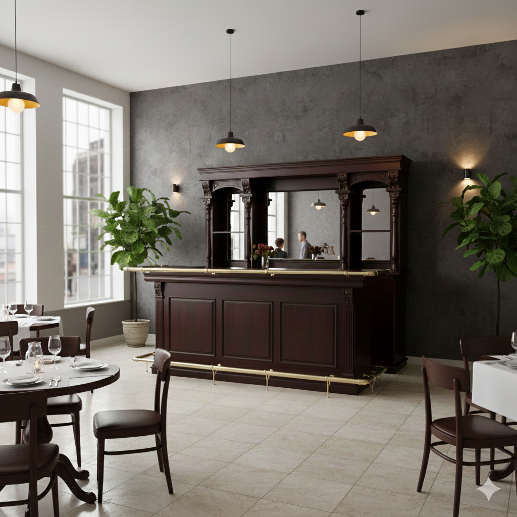 Empire Bar - Mahogany 2.70 m - Image 2