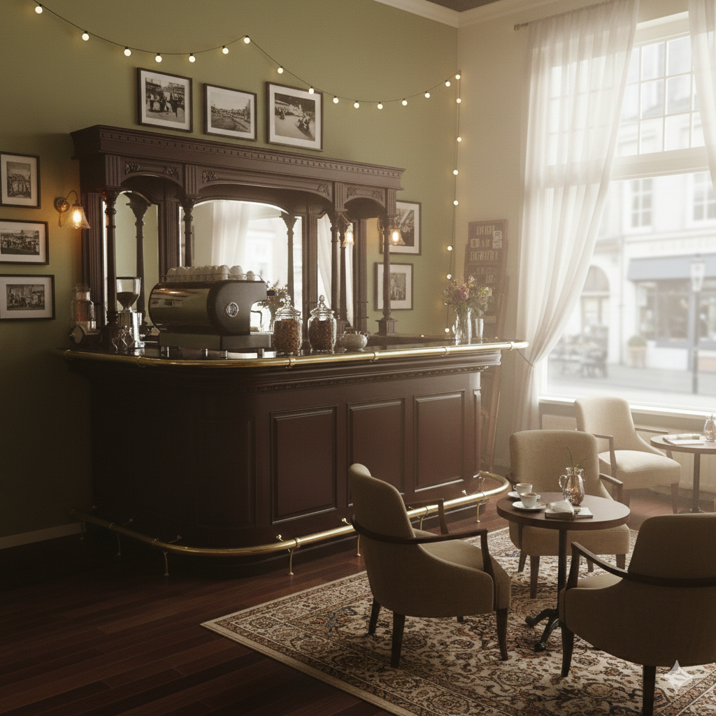 English Bar Mahogany 2,60 m - Image 2