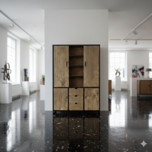 Book case 1,50 m Pine wood