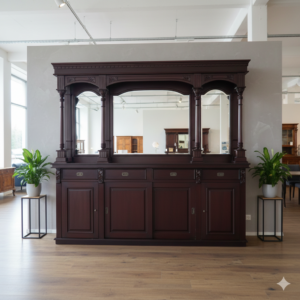 English Bar Back wall Mahogany 2,60 m