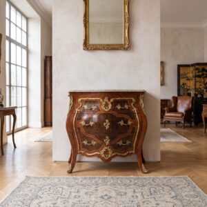 Chest of drawers Baroque style Walnut wood 1,00 m