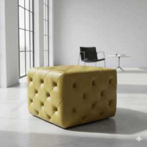 Hocker Chesterfield Yellow 0,64 m