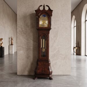 Standing clock Walnut wood