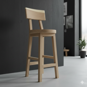 Bar stool Teak wood