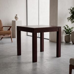 Dining table mahogany wood 0,80 m x 0,80 m