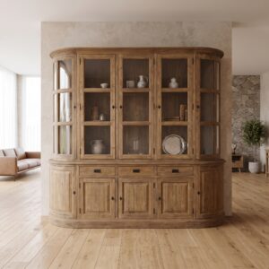 Book case Teak wood 2,40 m