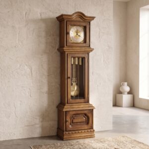 Standing clock Walnut wood Westminster