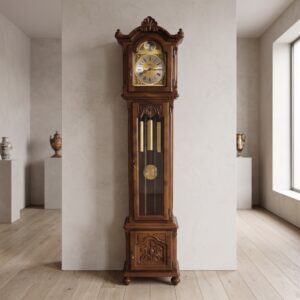 Standing clock Walnut wood Artime Westminster