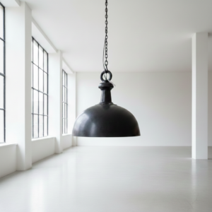 Pendant Lamp Metall Black-Silver 0,70 m