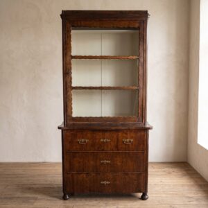 Bookcase Biedermeier 1860 Mahogany
