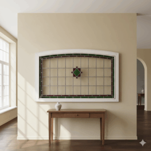 Window Jugendstil 1910 Stained Glass