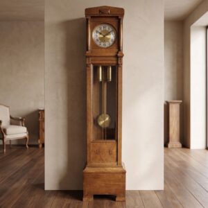 Standing  Clock Jugendstil 1910 Oak