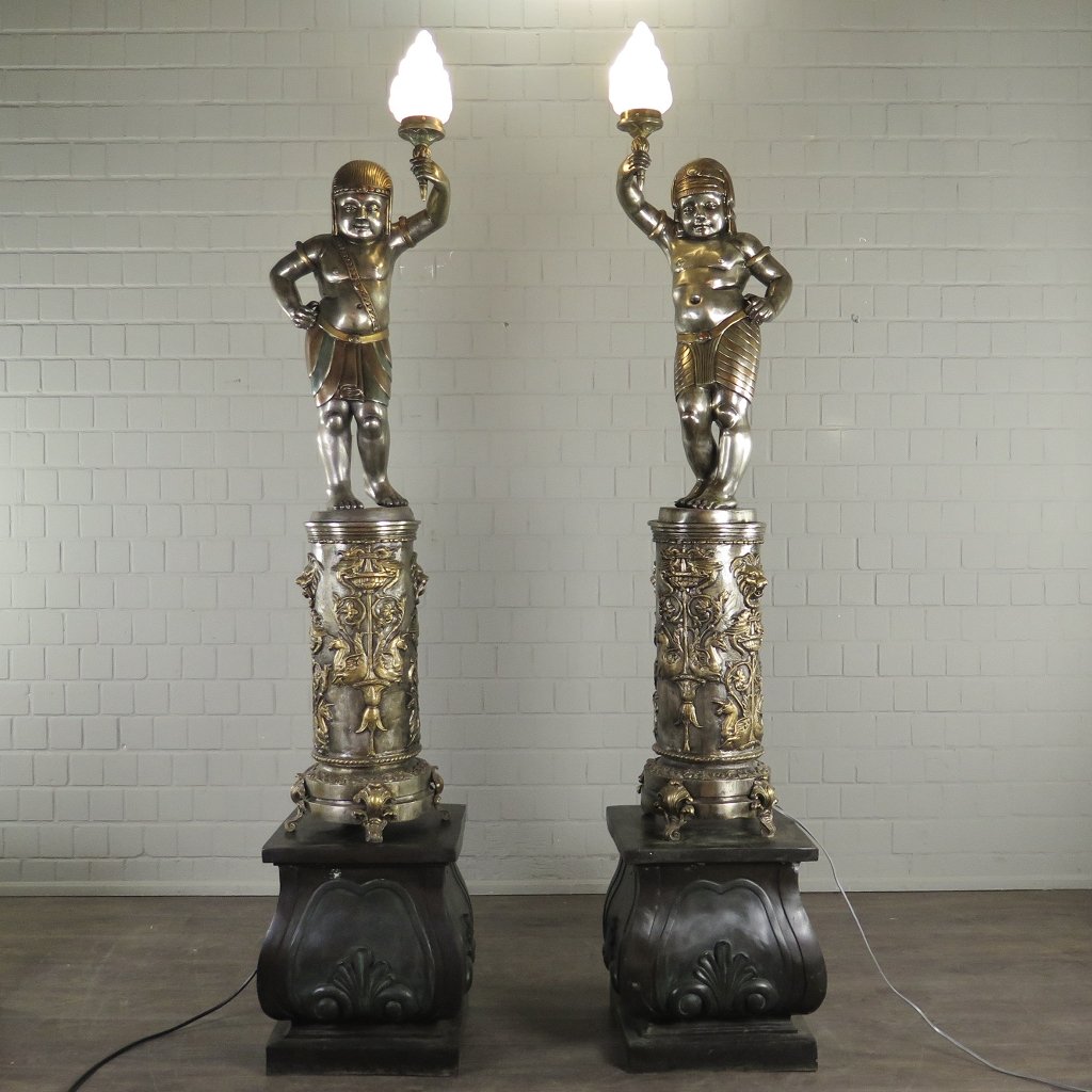 Set of Lamps Oriental Bronze 2.65 m - Image 3