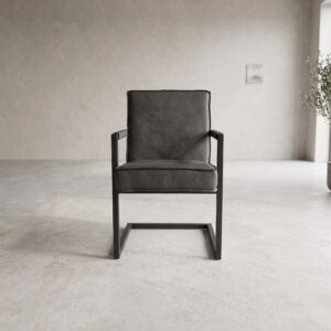 Dining Chair Industrial Design Gray
