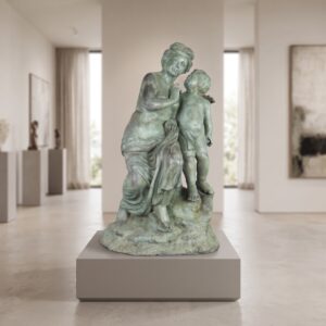 Statue Woman with Child 1.06 m Bronze