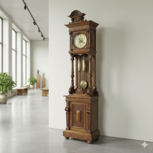 Clock Grunderzeit 1880 Walnut