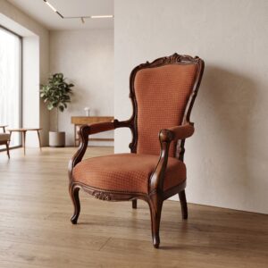 Chair Armchair Baroque style Walnut
