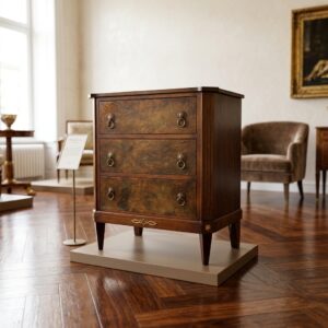 Miniature Chest of Drawers Walnut 0.54 m