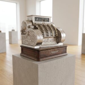 Cash register National electric Jugendstil 1912