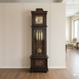 Standing clock Walnut wood Westminster